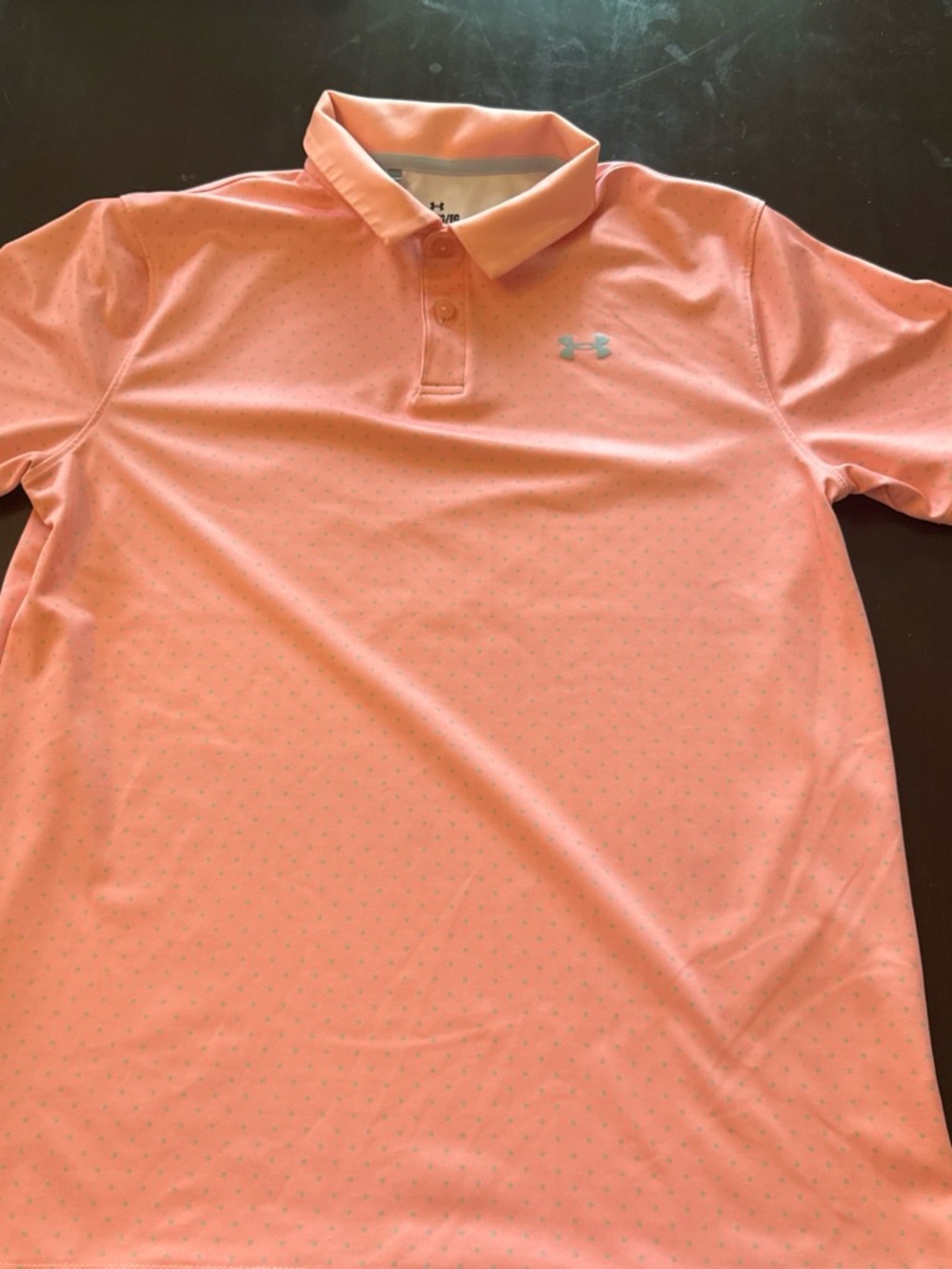 Under Armour boys Peach Performance Polo